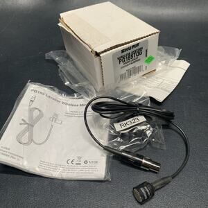Shure PG185 Lavalier Wireless Microphone with Manual And Accessories, EUC.
